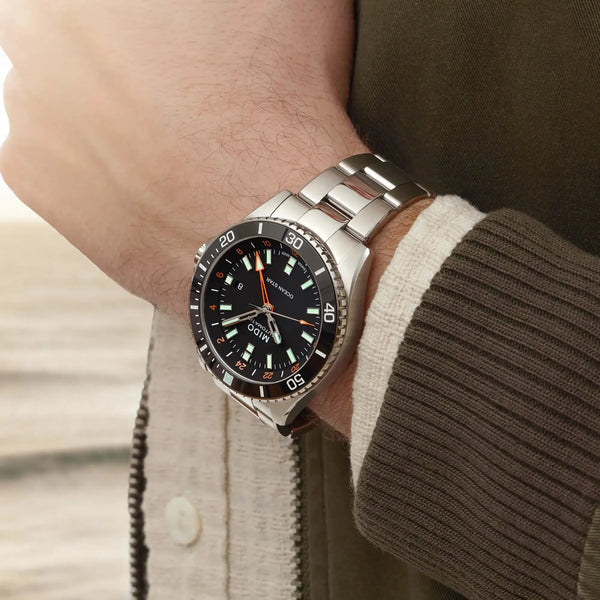 MIDO Men's Ocean Star GMT 44mm Automatic Black Watch
