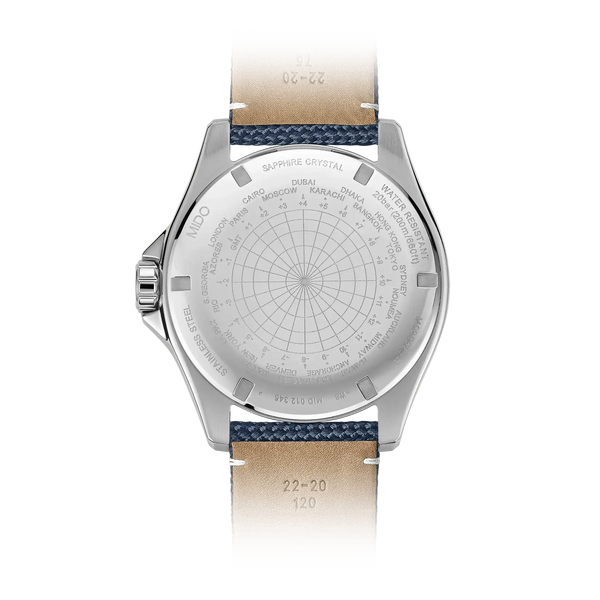 MIDO Men's Ocean Star GMT 44mm Automatic Blue Watch