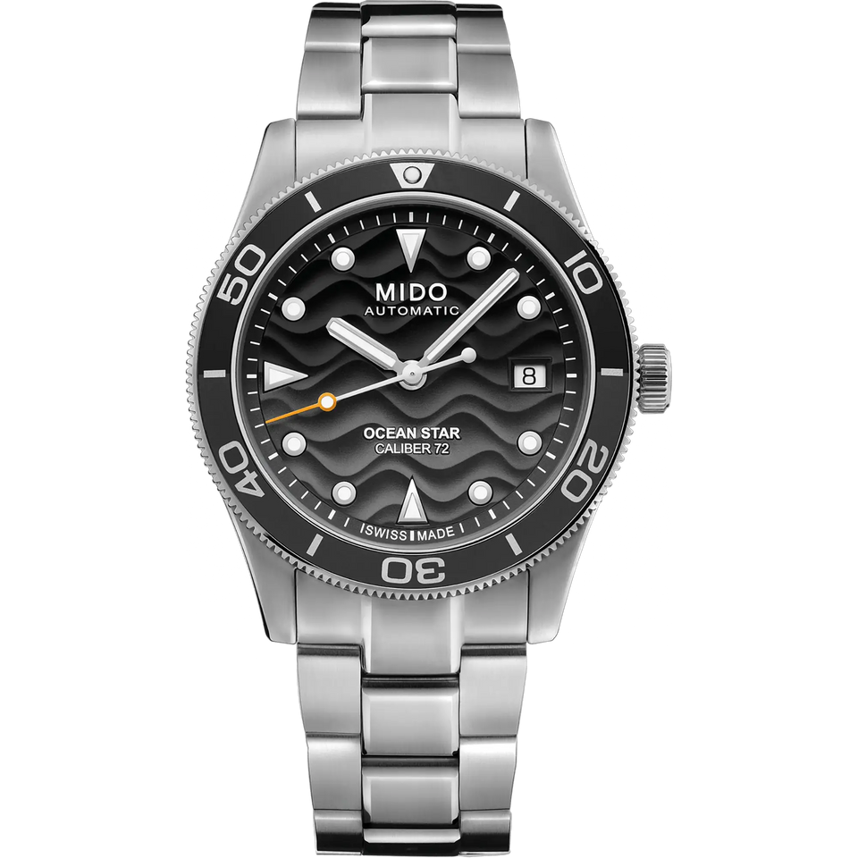 MIDO Men's Ocean Star 39 Black Dial Automatic Watch