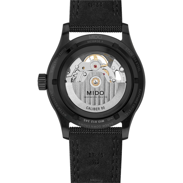 MIDO Multifort Skeleton Vertigo 42mm Automatic Black Watch