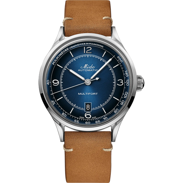MIDO Men's Multifort Patrimony Blue Dial 40mm Automatic Watch
