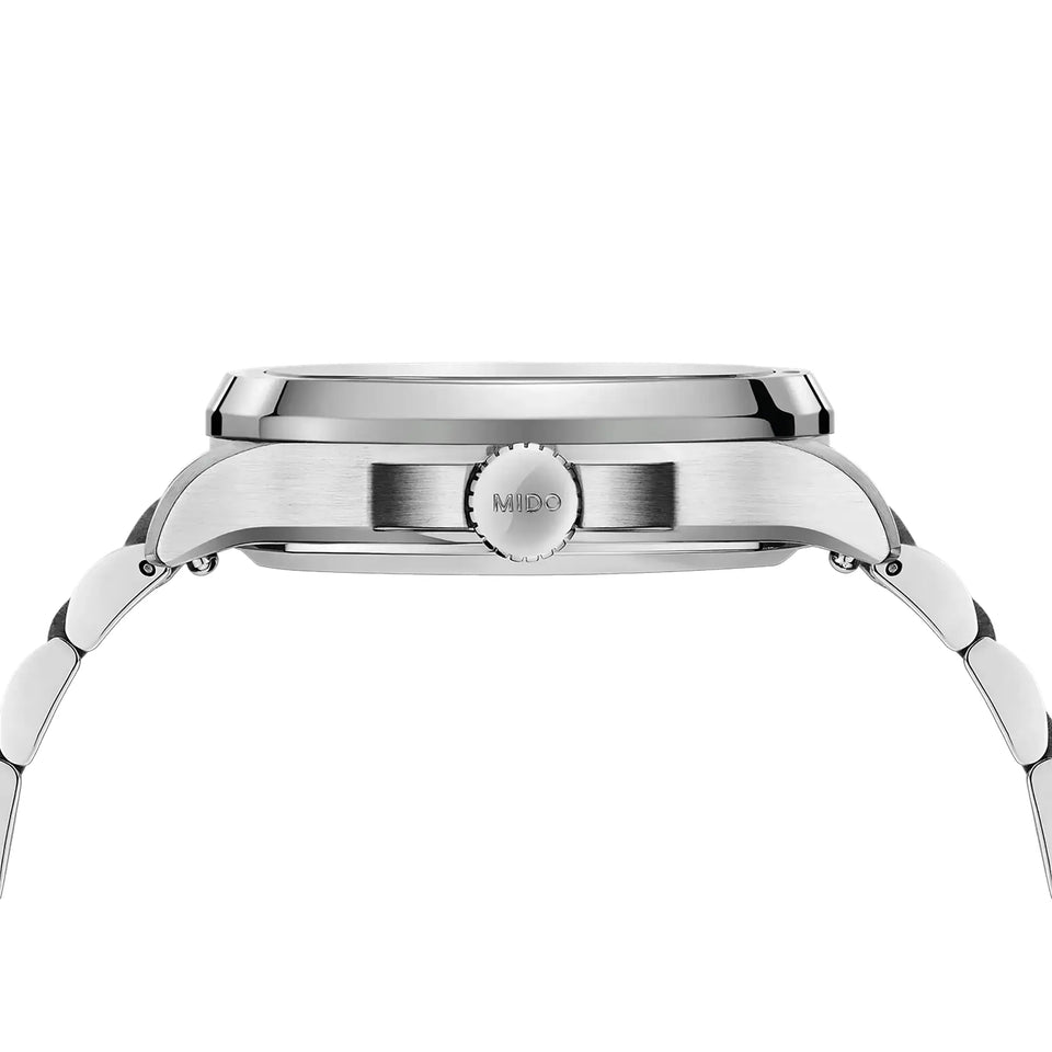 MIDO Men's Multifort TV Big Date Grey Dial Automatic Watch
