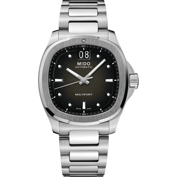 MIDO Men's Multifort TV Big Date Grey Dial Automatic Watch
