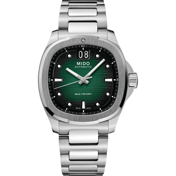 MIDO Men's Multifort TV Big Date Green Dial Automatic Watch