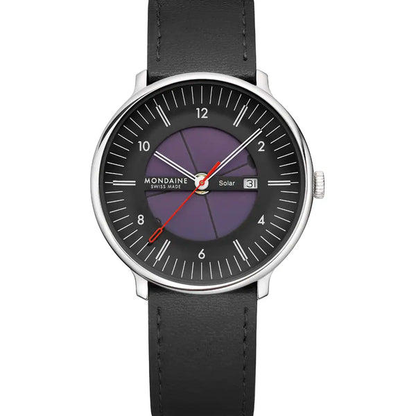 Mondaine Men's Doppio Skeleton Edition 41mm Leather Strap Watch