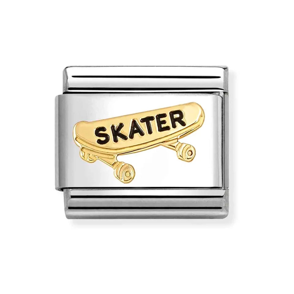 Nomination CLASSIC Gold Skater Charm