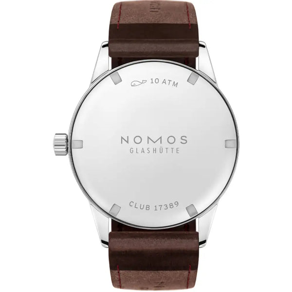 NOMOS Glashütte Club 38 White Silver-Plated Dial 38.5mm Watch