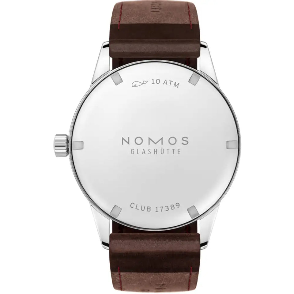 NOMOS Glashütte Club 38 White Silver-Plated Dial 38.5mm Watch