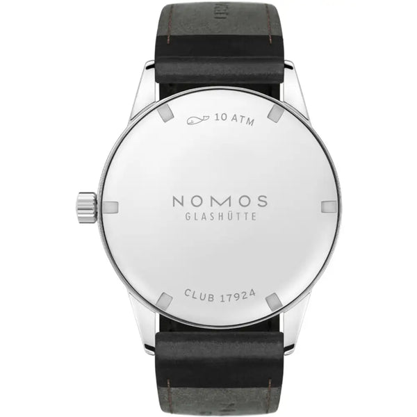 NOMOS Glashütte Club 38 Ruthenium 38.5mm Black Watch