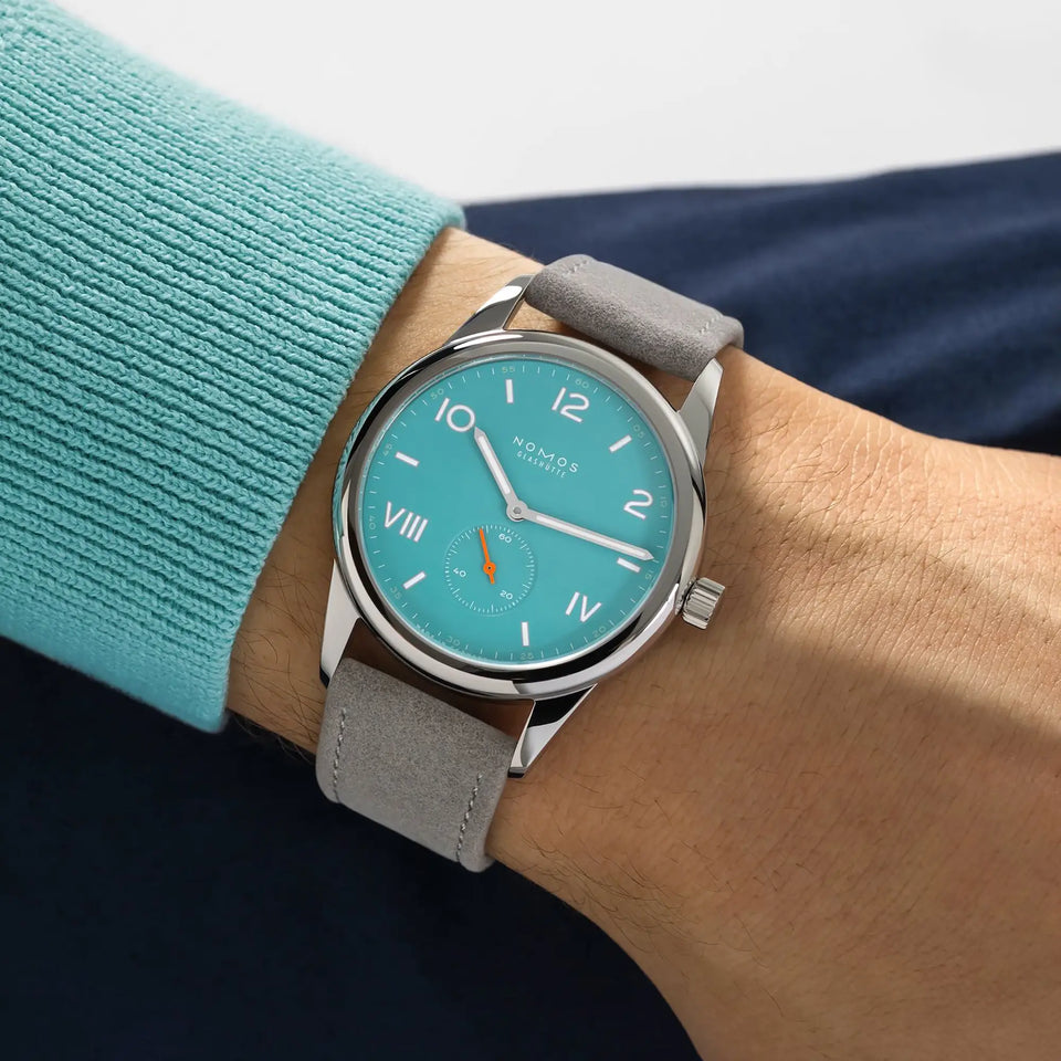 NOMOS Glashütte Club Campus 38 Endless Blue Unisex Hand Wound Watch