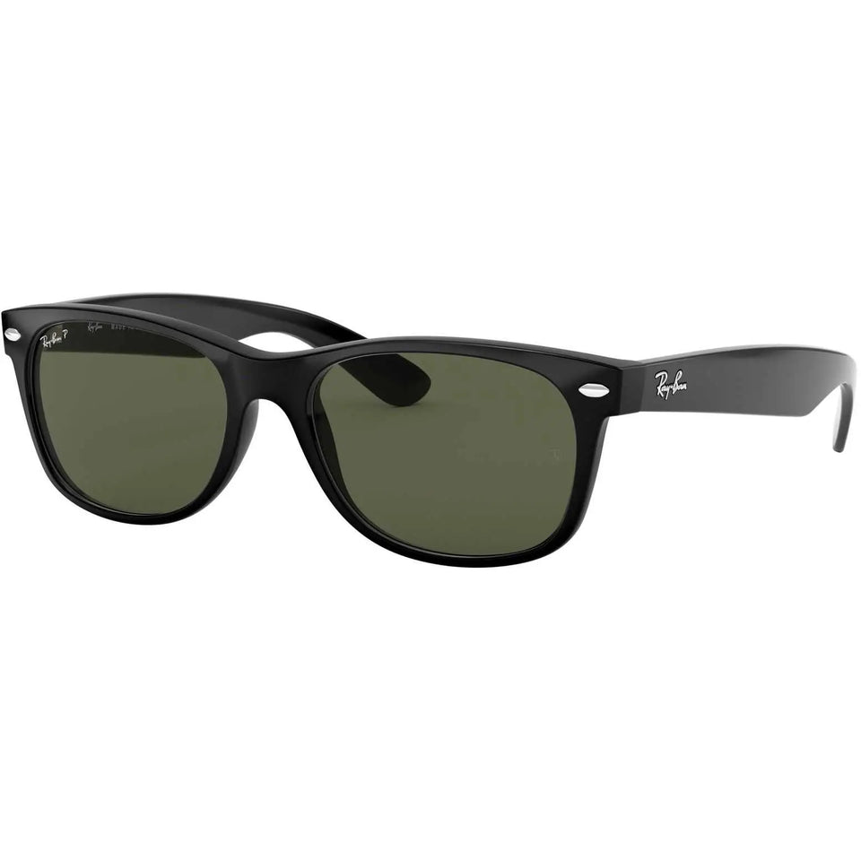 Ray-Ban NEW WAYFARER RB2132 Plastic With Green Polarised Lenses