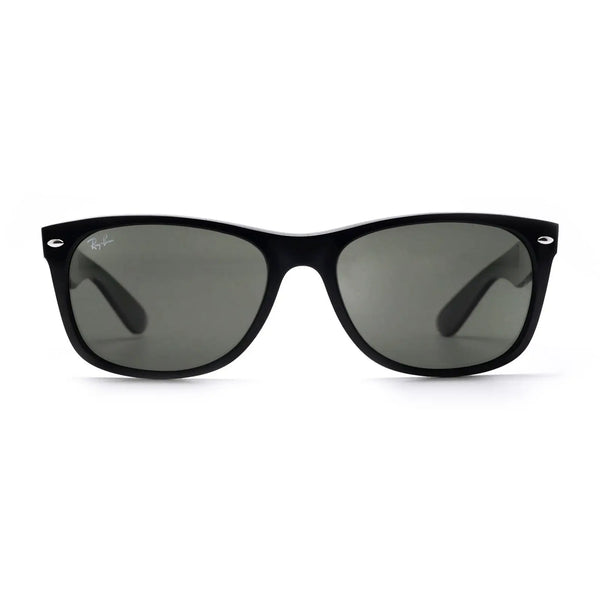 Ray-Ban NEW WAYFARER RB2132 Black Acetate With G-15 Green Lenses