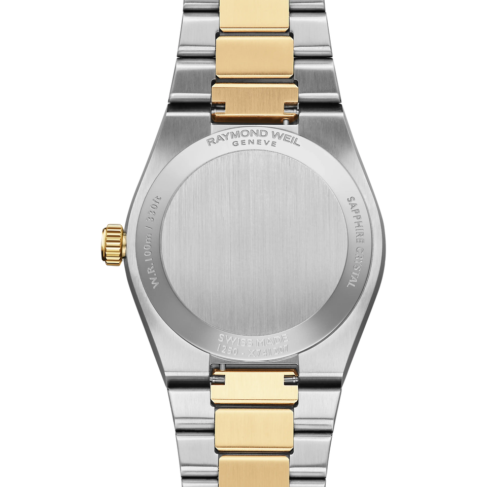 Raymond Weil Ladies A.R.T 30mm Mother of Pearl Two-Tone Diamond Set Watch