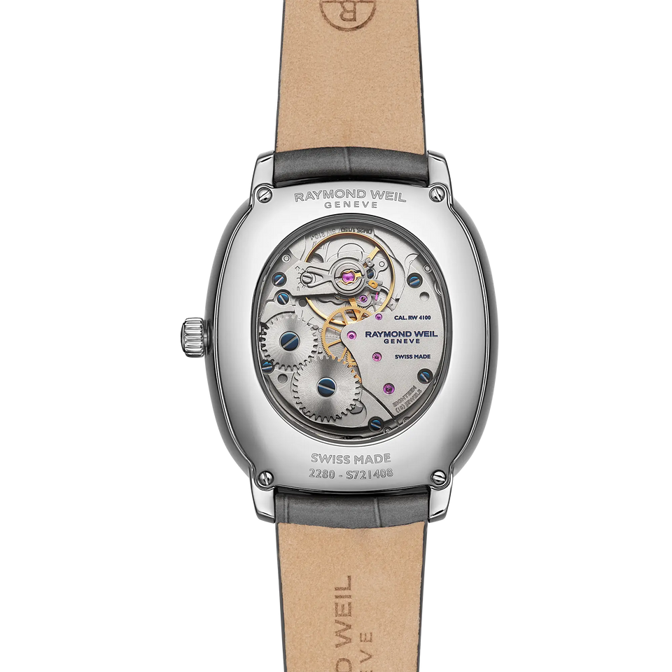 Raymond Weil Mens Toccata Heritage 33mm Silver Dial Automatic Watch