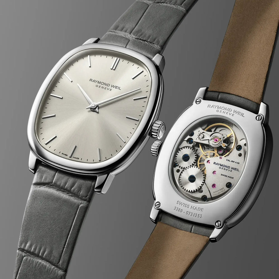 Raymond Weil Mens Toccata Heritage 33mm Silver Dial Automatic Watch