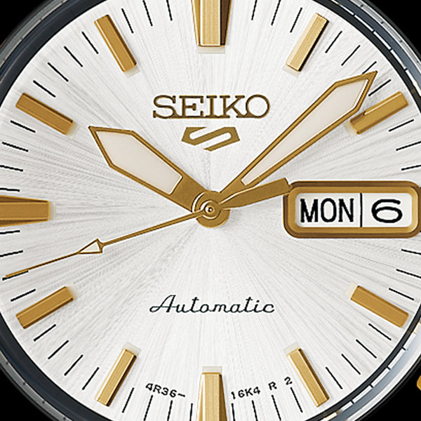 Seiko 5 Sports Men's SKX SNZH 'Formal White' Bracelet Watch