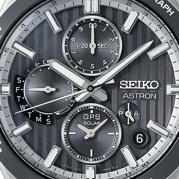 Seiko Astron Men's GPS Solar 'Day Advanced Grey' Chronograph Watch