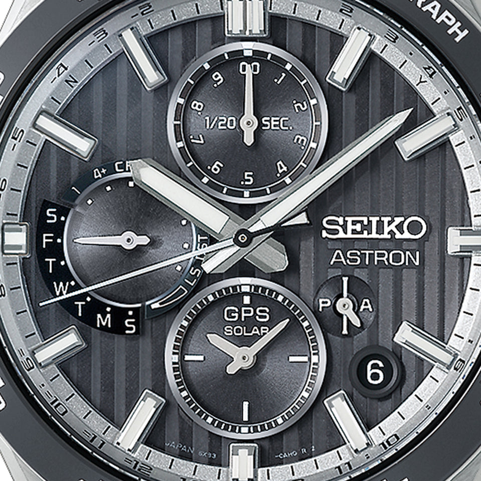 Seiko Astron Men's GPS Solar 'Day Advanced Grey' Chronograph Watch