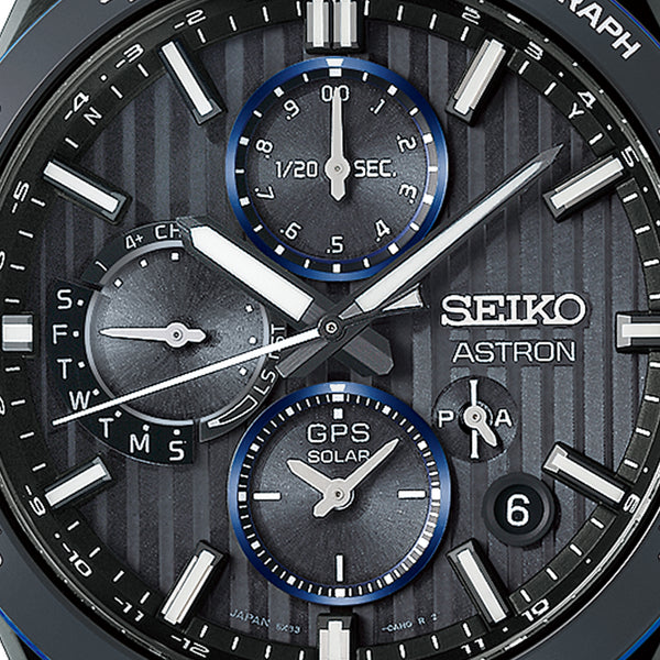 Seiko Astron Men's GPS Solar 'Night Advanced Grey' Bracelet Watch