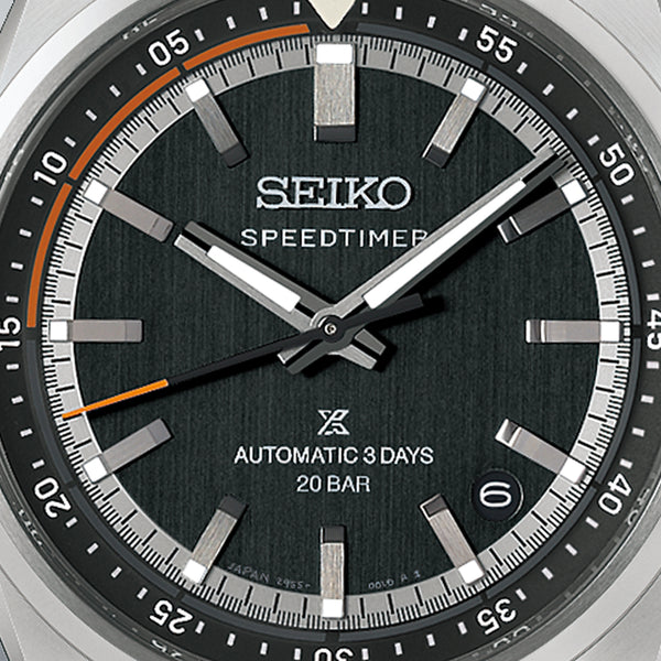 Seiko Prospex Men's 'Heritage Motoring' Petrol Blue Speedtimer Strap Watch