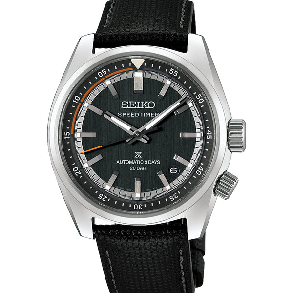 Seiko Prospex Men's 'Heritage Motoring' Petrol Blue Speedtimer Strap Watch