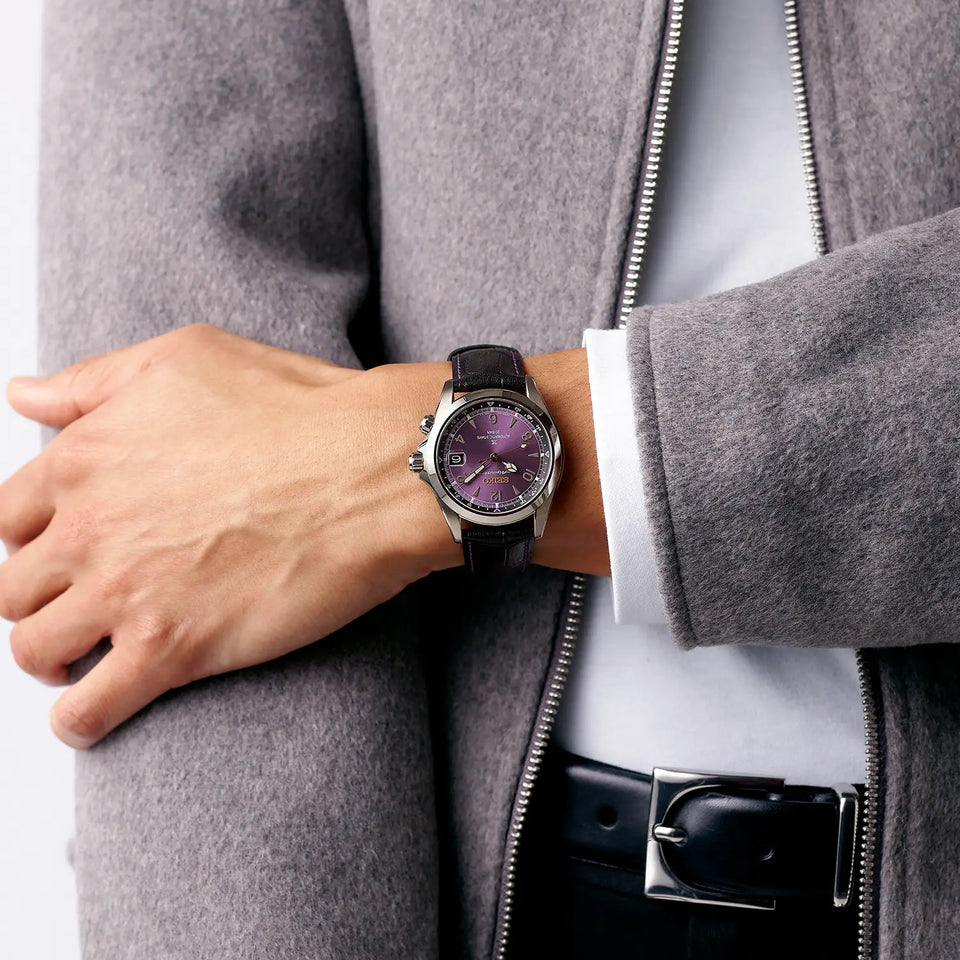 Seiko Prospex Limited Edition Alpinist Edo Purple Mechanical Strap Watch