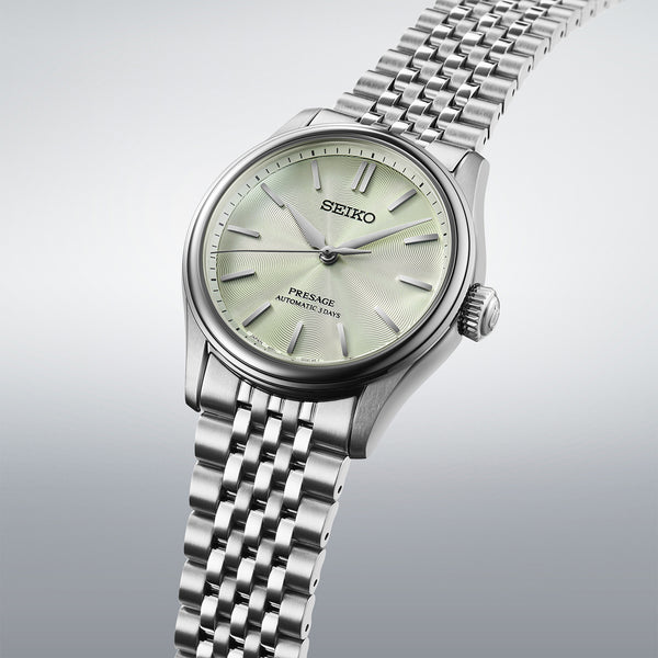 Seiko Presage Men's Classic Series 'Wakatake Iro' Green Dial Bracelet Watch