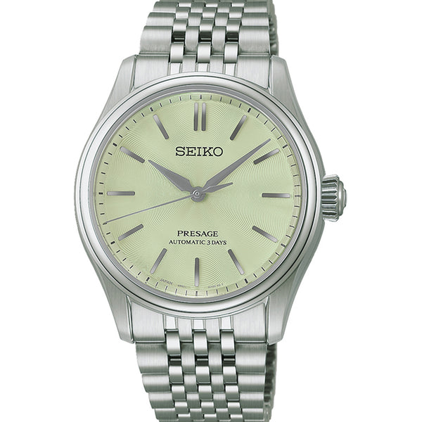Seiko Presage Men's Classic Series 'Wakatake Iro' Green Dial Bracelet Watch