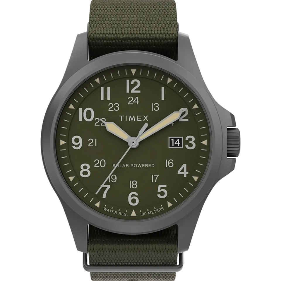 Timex Expedition® Field Post Solar 41mm Recycled Strap Watch
