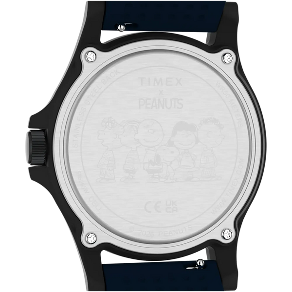 Timex Men's Peanuts® Expedition® Acadia 40mm Blue Strap Watch