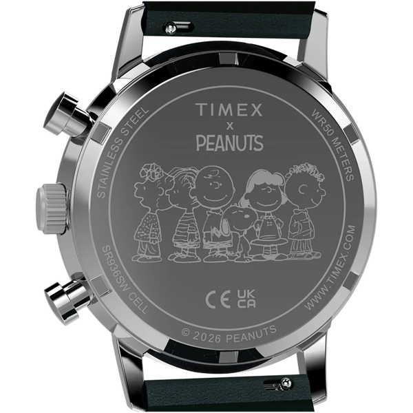 Timex Timex Men's Peanuts® Marlin® Snoopy 40mm Blue Watch TW2Y85300