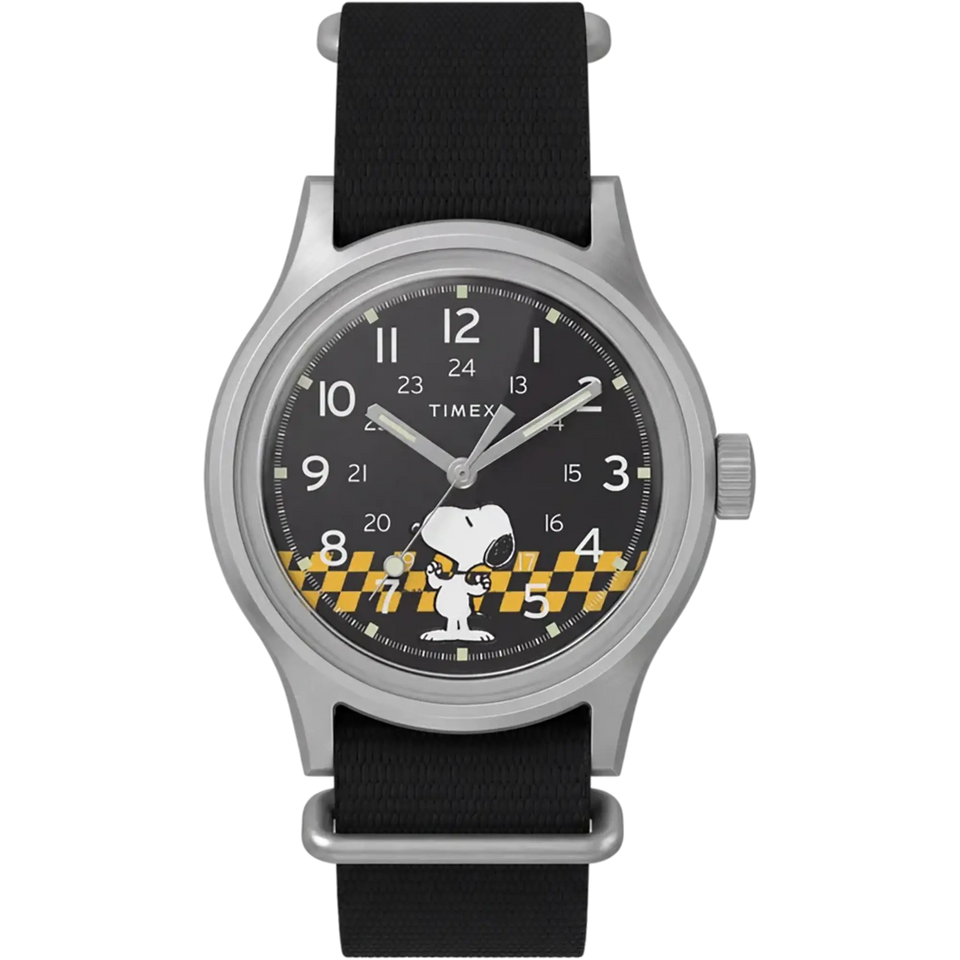 Timex Peanuts® Snoopy MK1® 36mm Fabric Strap Watch
