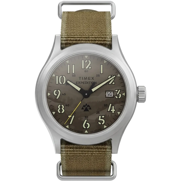 Timex Men's Expedition® Sierra 43mm Khaki Chronograph Watch