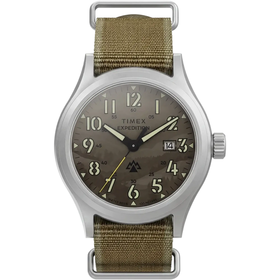 Timex Men's Expedition® Sierra 43mm Khaki Chronograph Watch