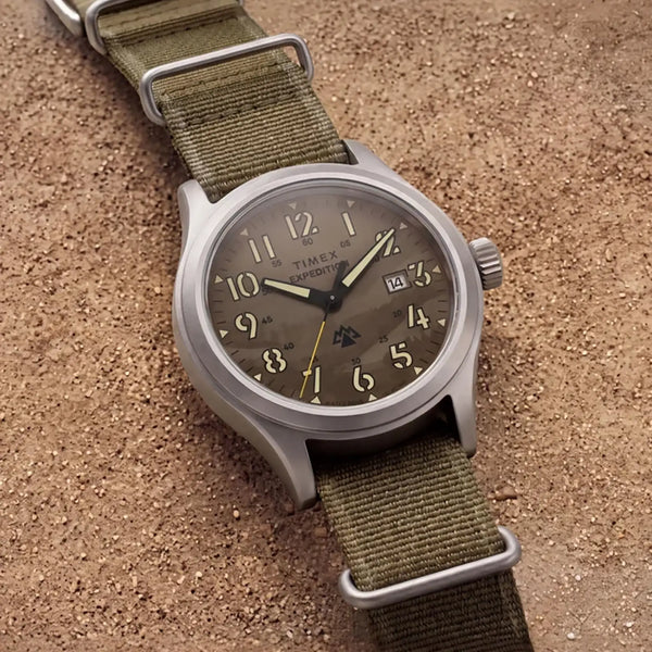Timex Men's Expedition® Sierra 43mm Khaki Chronograph Watch