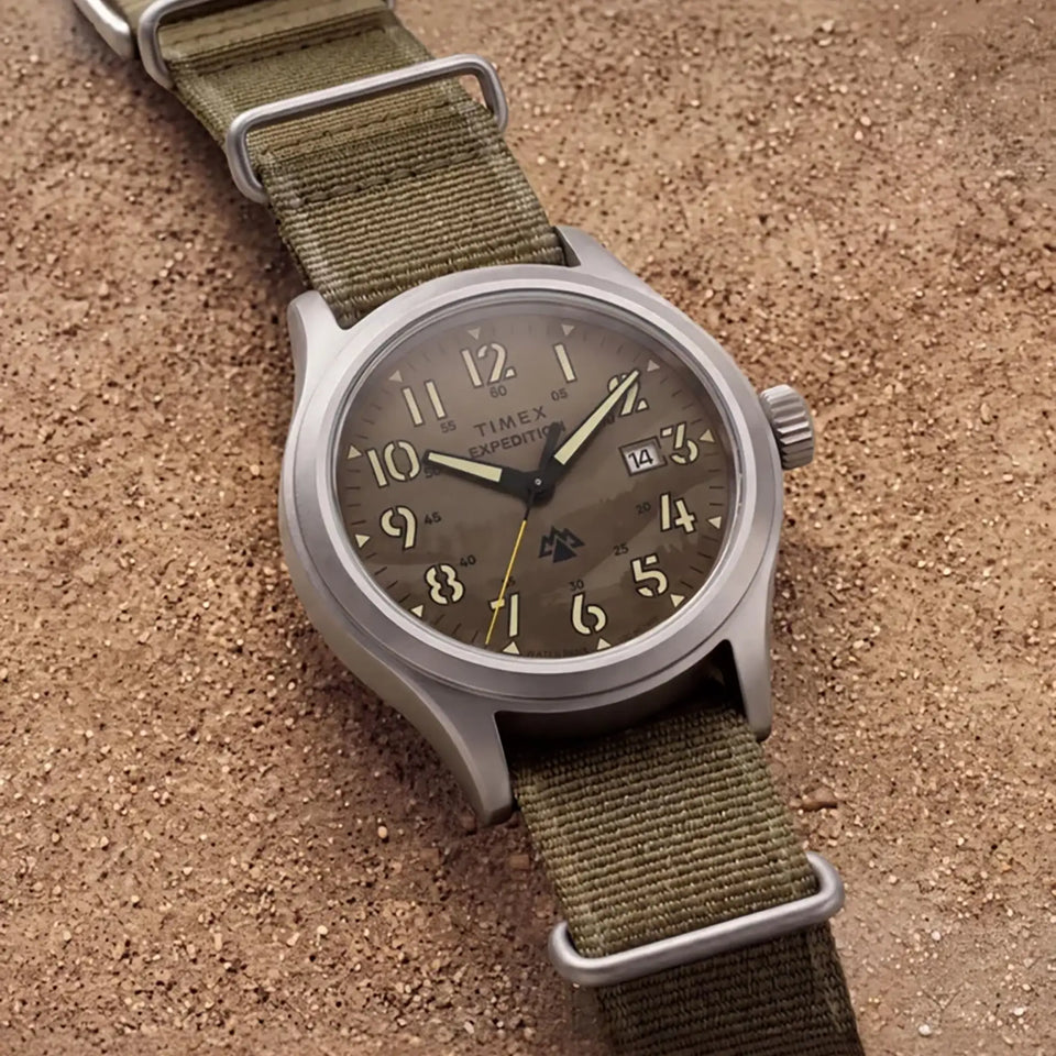 Timex Men's Expedition® Sierra 43mm Khaki Chronograph Watch