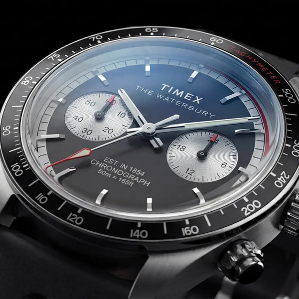 Timex Men's 39mm Waterbury Heritage Chronograph Watch