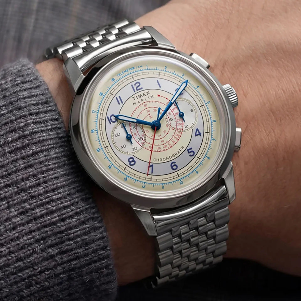 Timex Marlin® Neo Classic Men's 40mm Chronograph Watch