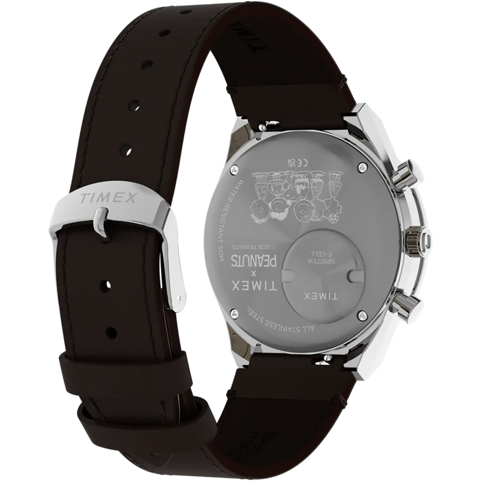 Timex Q x Peanuts® Chronograph 40mm Green Watch
