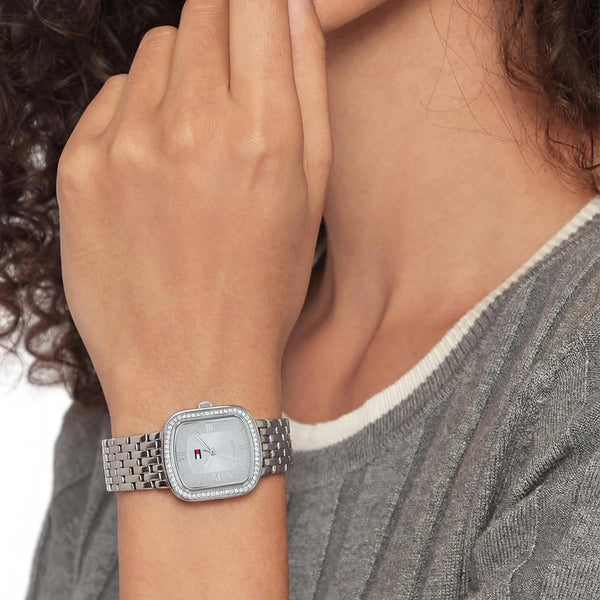 Tommy Hilfiger Ladies' Abby Blue Oval Dial Bracelet Watch