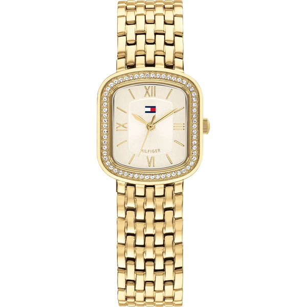 Tommy Hilfiger Ladies' Abby Champagne Oval Dial Bracelet Watch