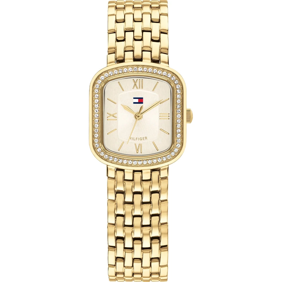 Tommy Hilfiger Ladies' Abby Champagne Oval Dial Bracelet Watch