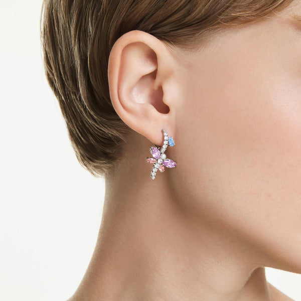 Swarovski Ariana Grande x Swarovski Dragonfly Drop Earring Hoops