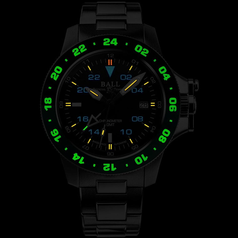 BALL Watch Engineer Hydrocarbon AeroGMT II 40mm Men's Black Dial Watch