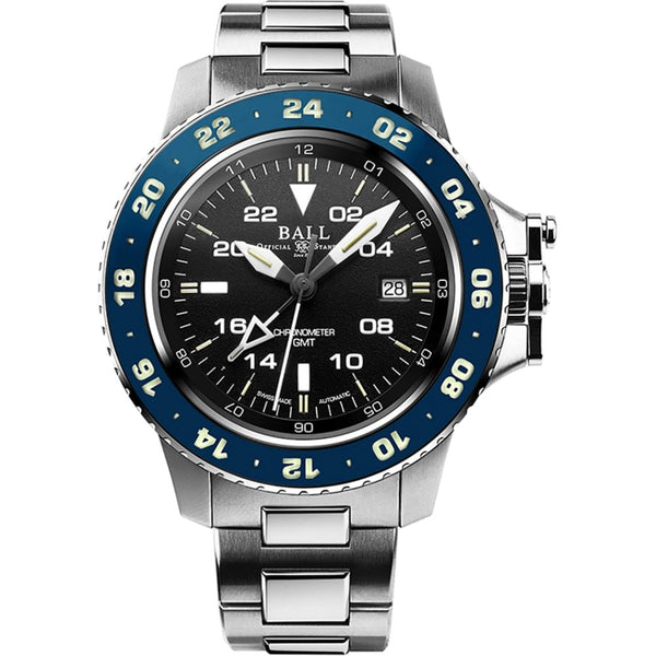 BALL Watch Engineer Hydrocarbon AeroGMT II Driver Men's 42mm Black Dial Watch