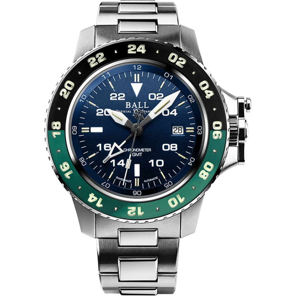 BALL Watch Engineer Hydrocarbon AeroGMT II Driver Men's Blue Dial 42mm Watch