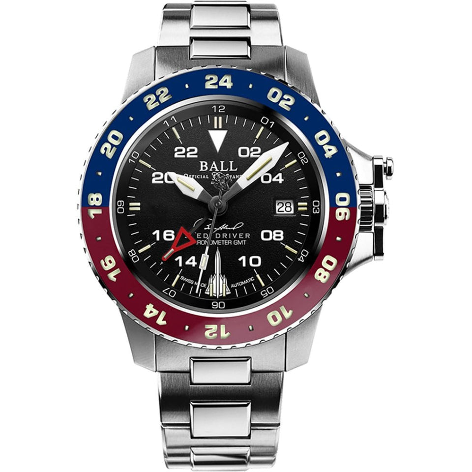 BALL Watch Engineer Hydrocarbon AeroGMT Sled Driver 40mm Black Dial Men's Watch