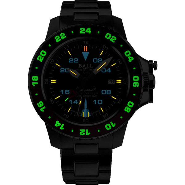 BALL Watch Engineer Hydrocarbon AeroGMT Sled Driver 42mm Black Dial Men's Watch