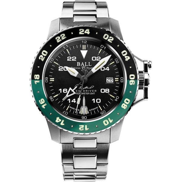 BALL Watch Engineer Hydrocarbon AeroGMT Sled Driver Men's 40mm Black Dial Watch