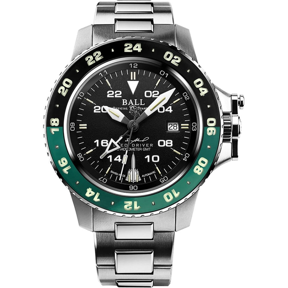 BALL Watch Engineer Hydrocarbon AeroGMT Sled Driver Men's 42mm Black Dial Watch
